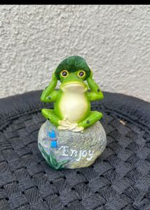 Set Of 3 Decor Item Frog