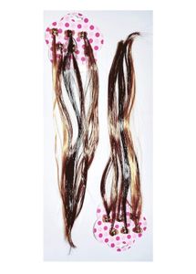 2 Pairs Hair Extensions Clips 6 Colors