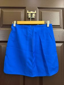 Vibrant Blue A-Line Skirt