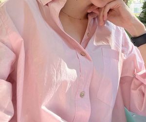 Zara light pink oversized shirt