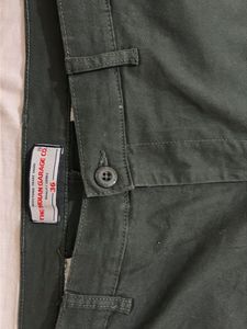 Dark olive green pant