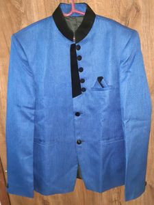 Blue Wedding Guest Coat Size - L