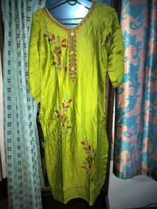 Embroidered Kurta Set with Dupatta