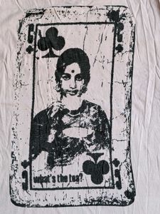 Sleeveless Mock Neck Graphic T-Shirt