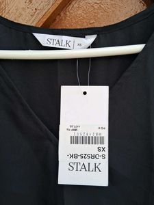 Stalk Black Dress