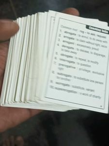 Vocabulary Building Flashcards