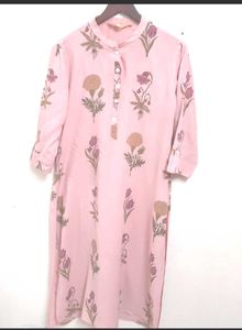 Pretty Pink Floral Kurta