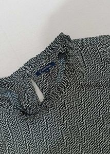 Patterned Short Sleeve Top Allen Solly