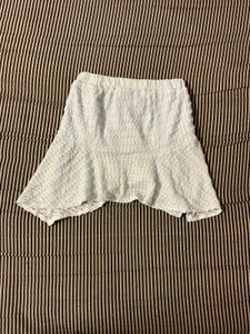 Light Blue Textured Skirt