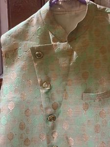 Men's Ethnic Light Green Kurta Set