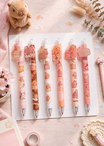 🆕Cute Capybara Gel Pens Set