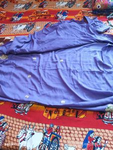Lavender Embroidered Saree Blouse