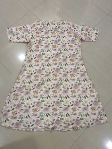 Floral Print Kurta