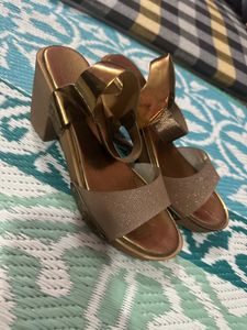 Sparkling Gold &amp; Black Heels Bundle