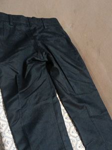 Dark Black Straight Leg Pants