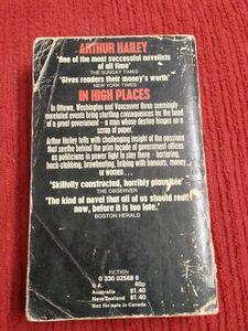 Arthur Hailey In High Places Book