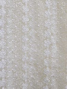 Sheer White Lace Flower Top
