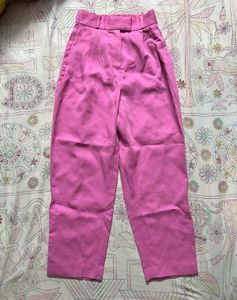 H&amp;M Pink Ankle Length Trouser
