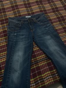 low waist Blue Denim Jeans