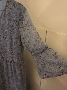 Elegant Floral Print Maxi Dress