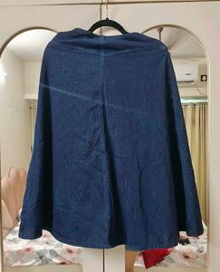 ONLY Denim A-Line Midi Skirt
