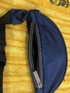 Adidas Navy Blue Waist Bag