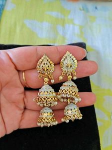 Jhumki Style Earrings
