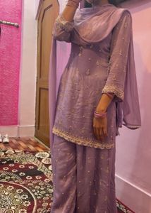 lavender sharara set