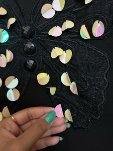 Black Butterfly Sweatshirt