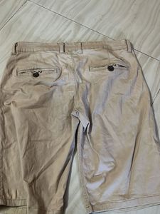 Men's Beige Chino Shorts