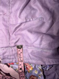 lavender saree with blouse