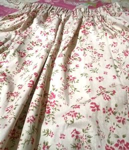 Floral A-Line Midi Skirt