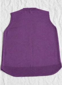 Cozy Purple Knit Vest