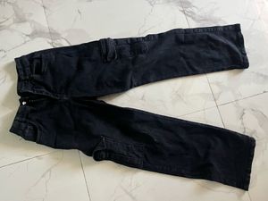 Black Cargo Jeans