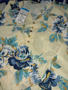 New Zudio Floral Print Kurta
