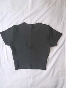 Black Butterfly Graphic Crop top