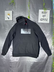 Black  Balvin Graphic Hoodie