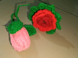 Handmade Crocheted Rose