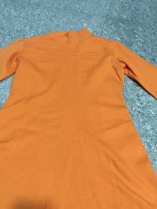 Orange Casual Dress