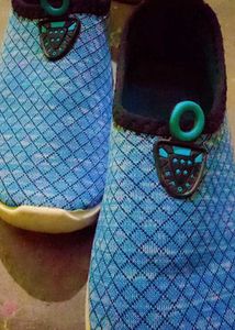 Blue Slip-On Shoes