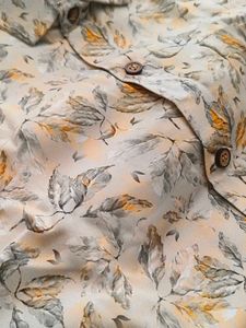 Men's Floral Button-Down Shirt