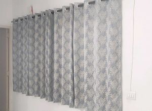 New-like 8+3 High Quality Woven Cotton Curtains