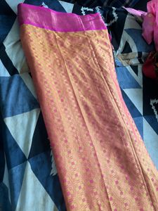 Beautiful Pink &amp; Gold Saree