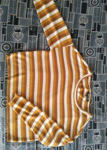 Vero Moda Striped Long Sleeve Top