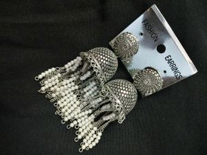 Boho Tassel Jhumka Earrings