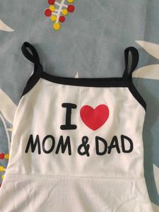 Cute 'I Love Mom &amp; Dad' Dress
