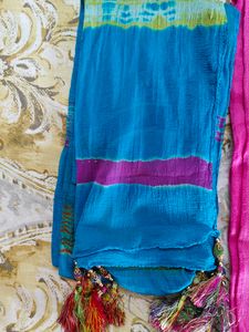 Burgundy Faded Dupatta