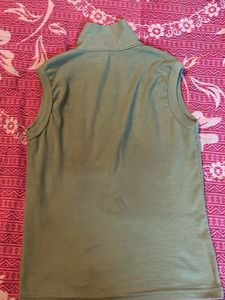 Sleeveless Mock Neck Top