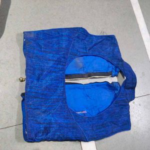 blue lehnga choli dupatta