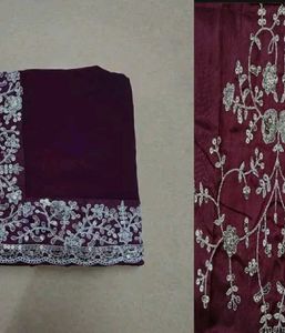 classy  look heavy work  blouse designer sarees